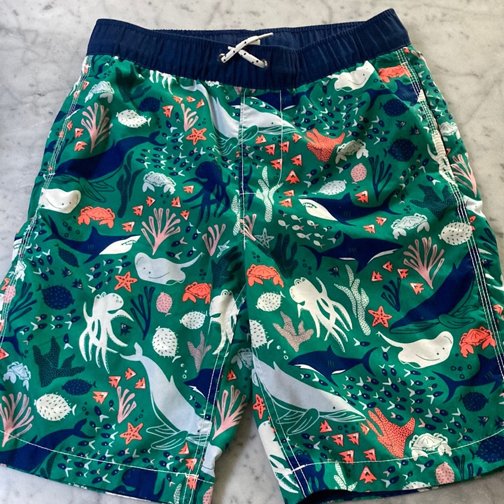 Fun print boys bathing suit!!! ☀️
